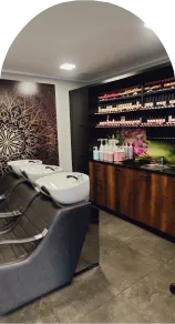 Waschplätze im Salon Haarmonie